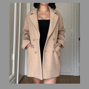 Abercrombie & Fitch Wool Blend Coat